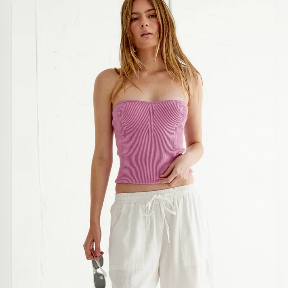Beautiful knit tube top!